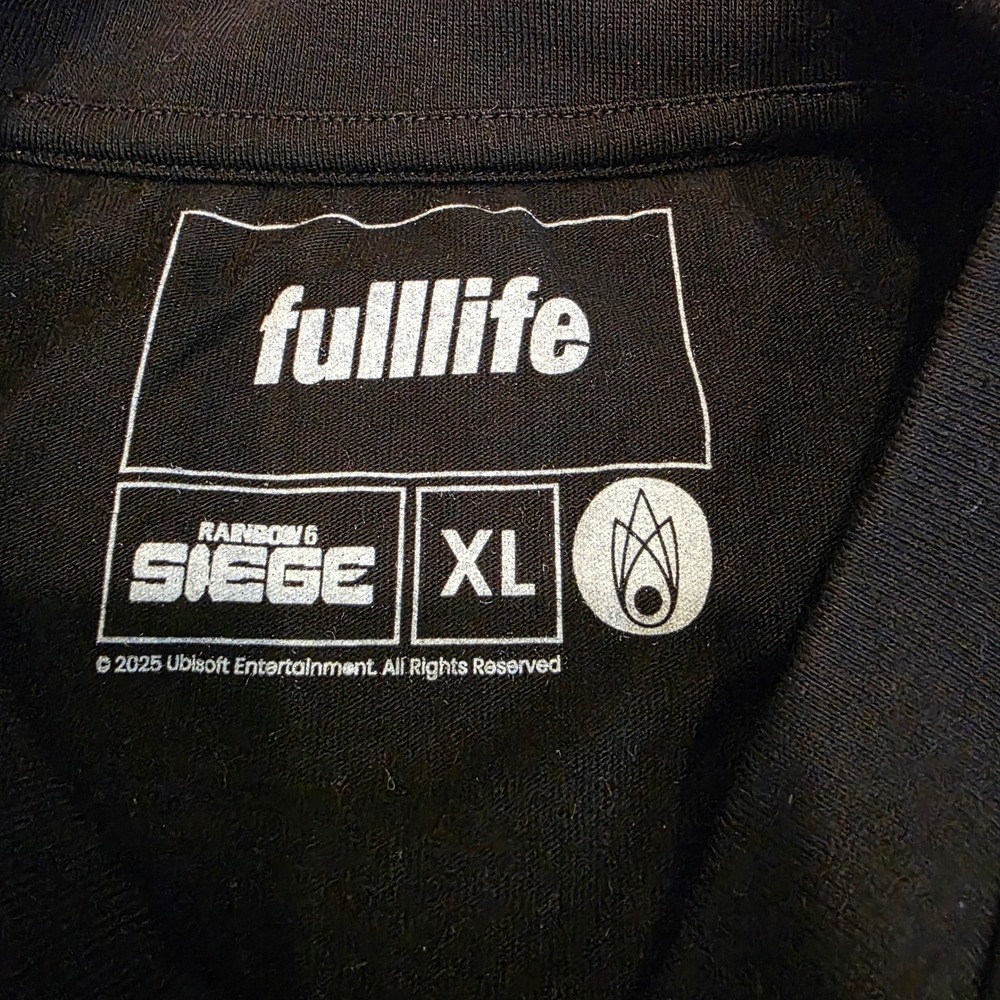 Rainbow 6 Siege X Long Sleeve T-Shirt Event STAFF Size XL 100% Organic Cotton - Picture 3 of 10